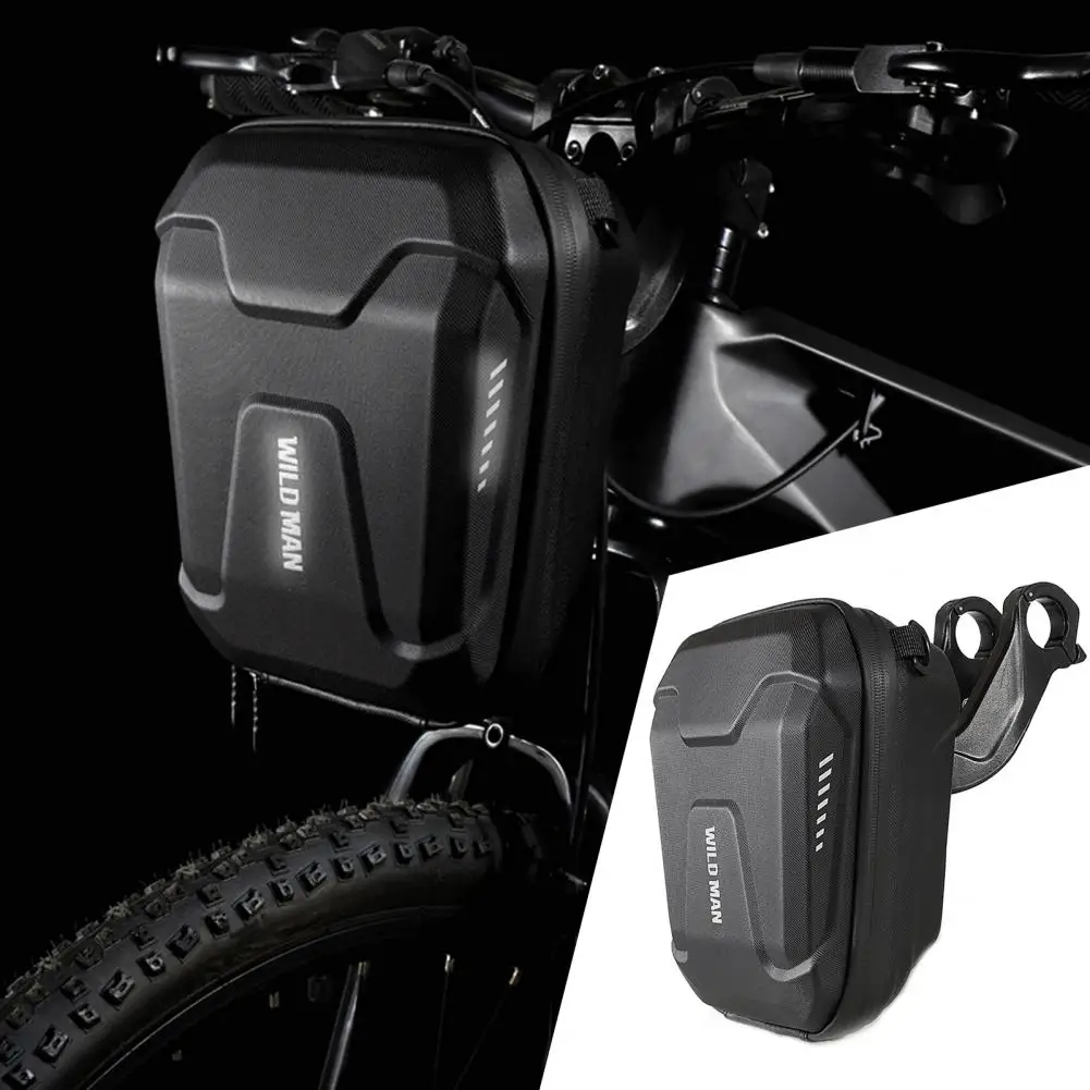 Handlebar Bag Practical Waterproof Handlebar Bag Zipper Closure Front Bag Rainproof Top Tube Bags for Mountain Bike