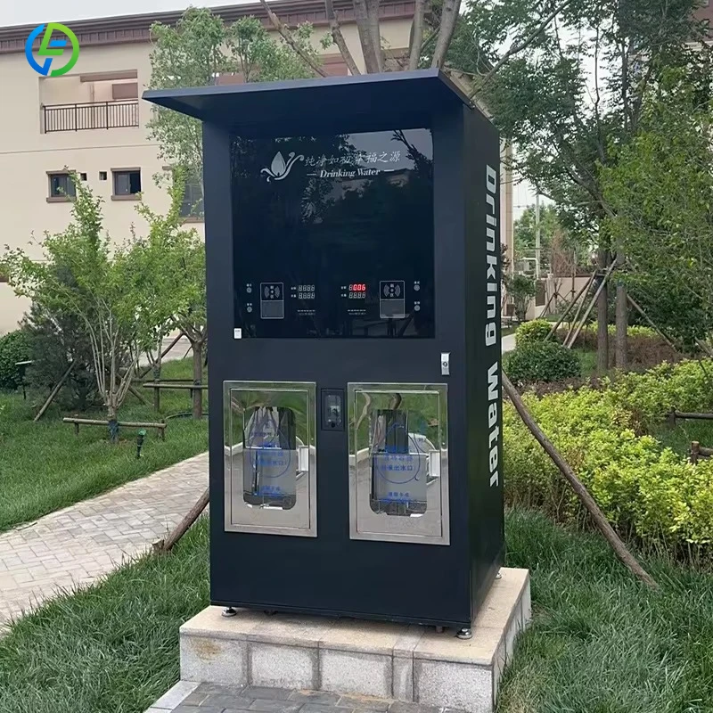 Water Vending Machine Innovative Unmanned Water Vending Machine Stainless Steel Multi-Filtration Alkaline Water FL Customized