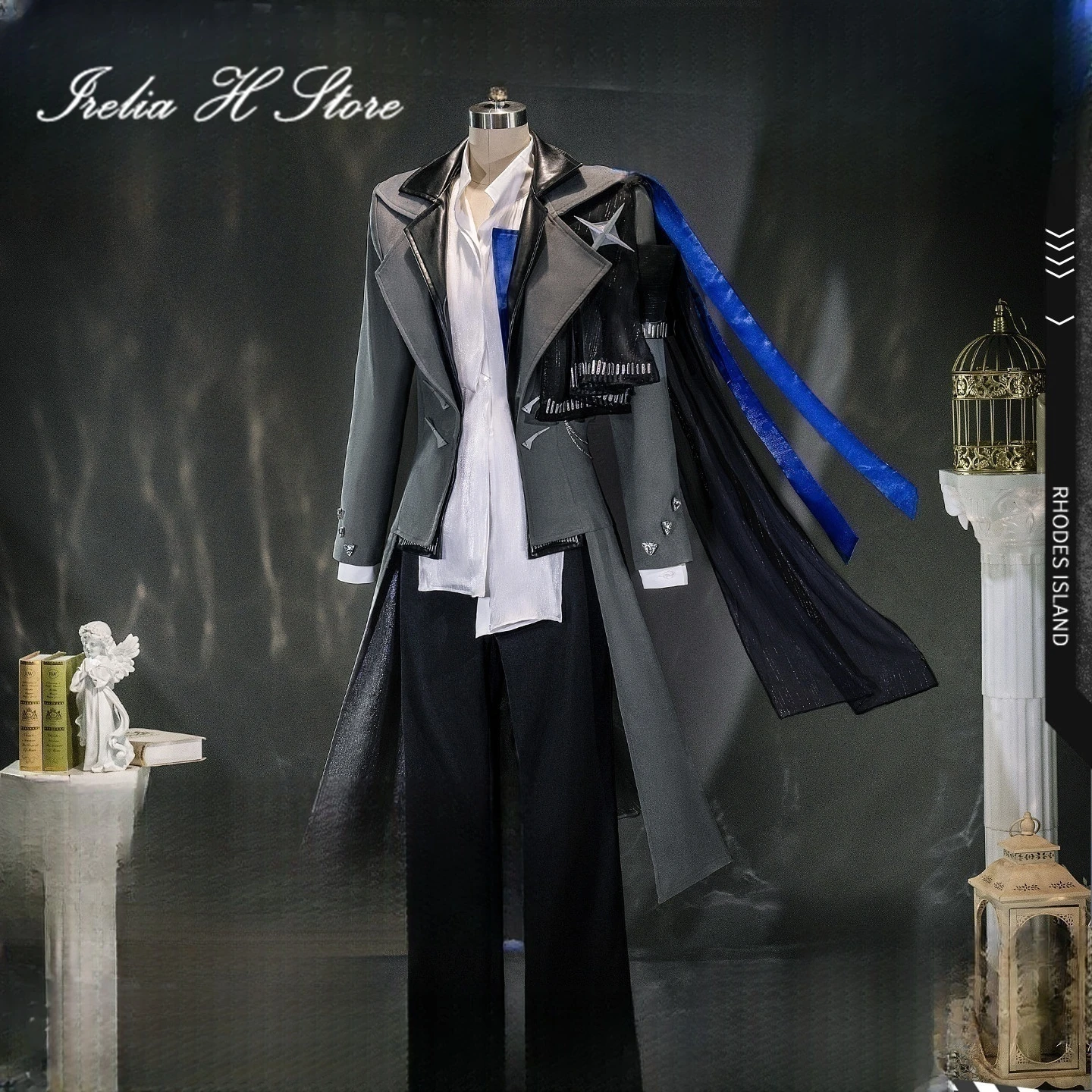 Irelia H Store Arknights Virtusa Cosplay Costume Game Ambience Synesthesia Ardashir Unifrom suit Halloween Costumes male