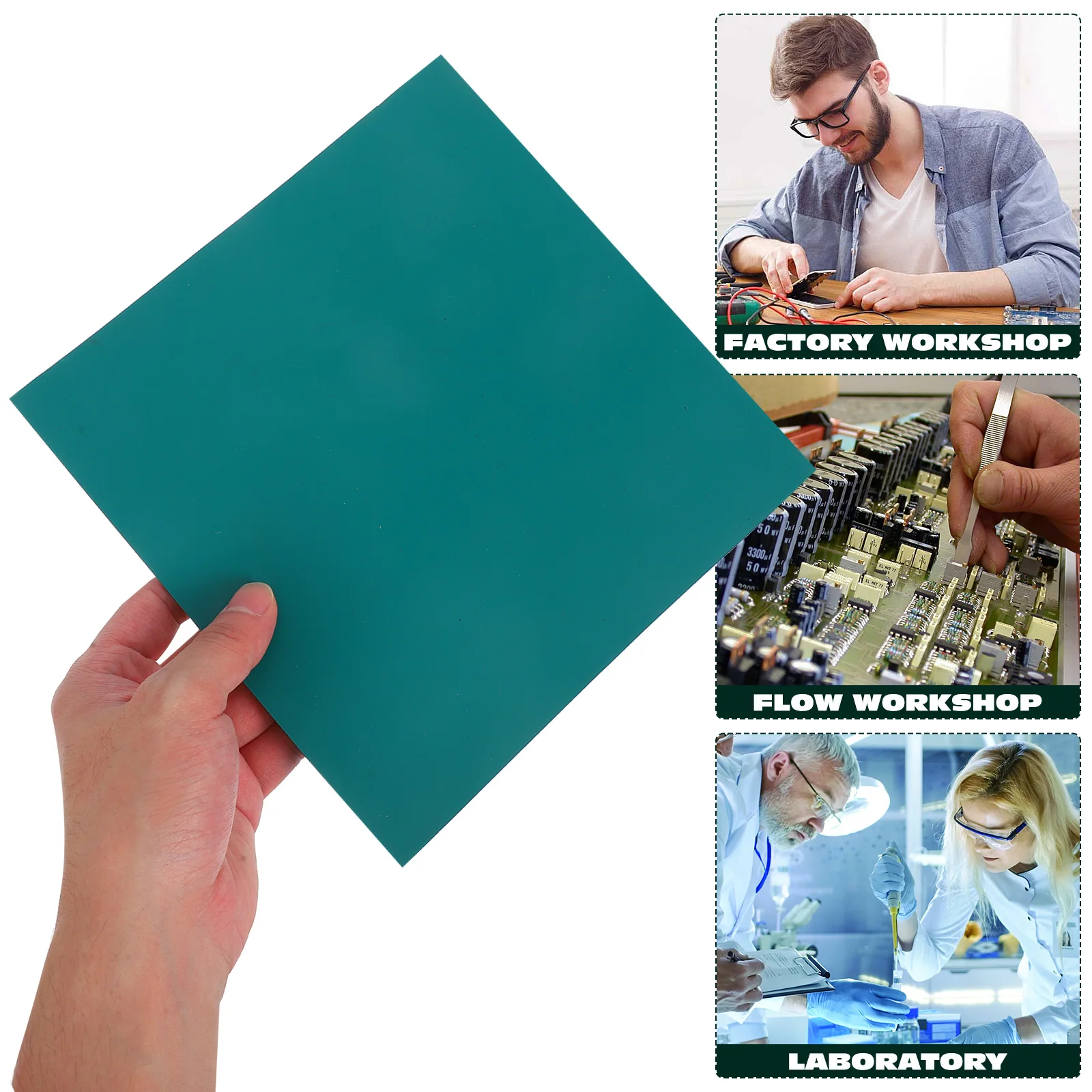 

Anti-static Table Mat Computer Building Mats Desk Electronics Countertop Protector High Temperature Resistance Work