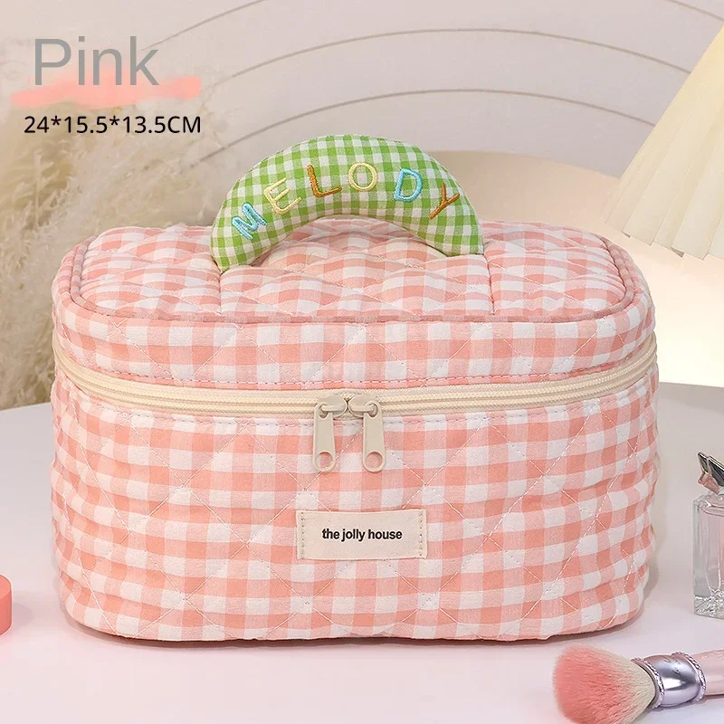 New makeup bag with large capacity travel organizer high beauty cosmetic bag Korean cute portable storage bag travel essentials