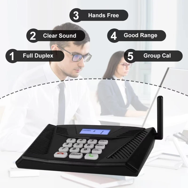 Communication equipment Handheld digital radio Long tone full duplex family hotel wireless intercom system