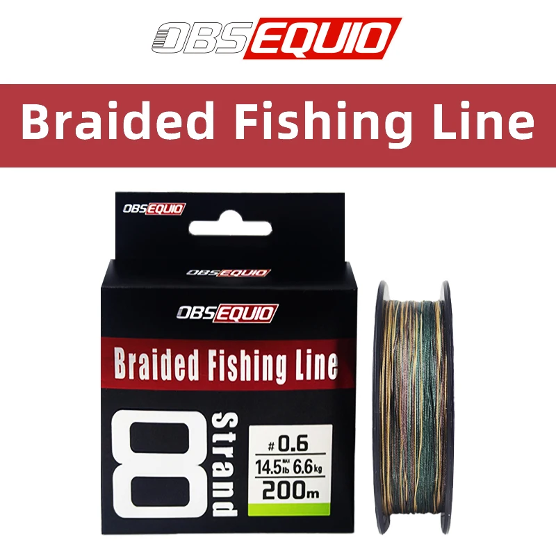 

OBSEQUIO Braid Fishing Line X8 Multifilament Line Braided Fishing Thread 8 wire Braided Fishing 150M/200M For Fish Braid 8X