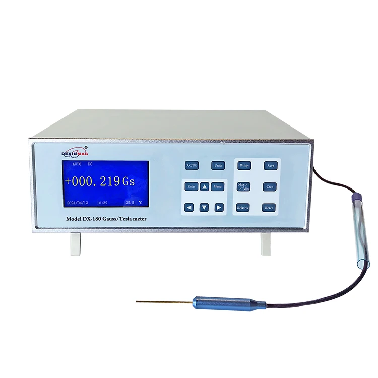 DX-180 Tesla Meter with Customized OEM Support for MRI MACHINE Providing Wide-range Measurement up to 30T