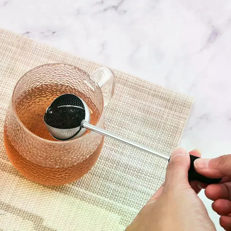 Stainless Steel Mesh Twisting Tea Ball Infuser Loose Leaf Tea Steeper Strainers Reusable Tea Infuser For Loose Tea Coffee Powder