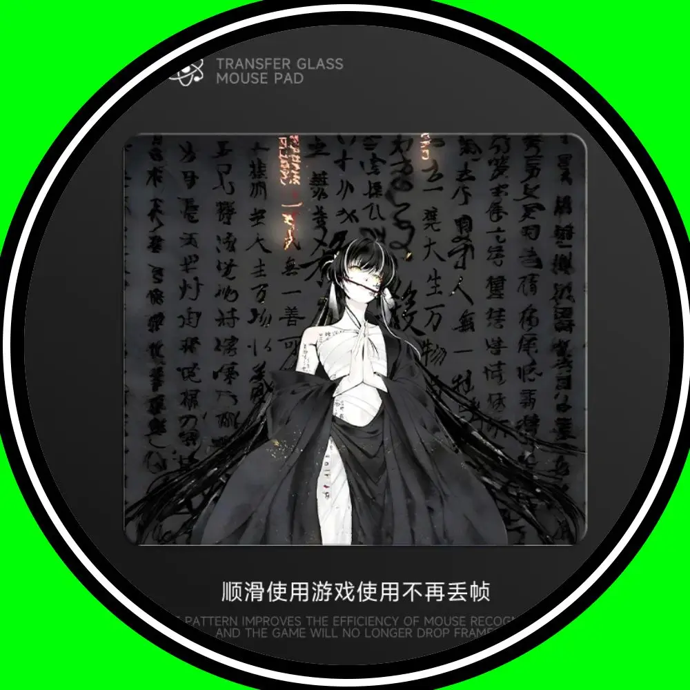 

Photovoltaic Glass Mouse Pad Tempered Smooth FPS Esports 3.2mm Large Gaming Desk Pad Customizable Pattern Gamer Accessories