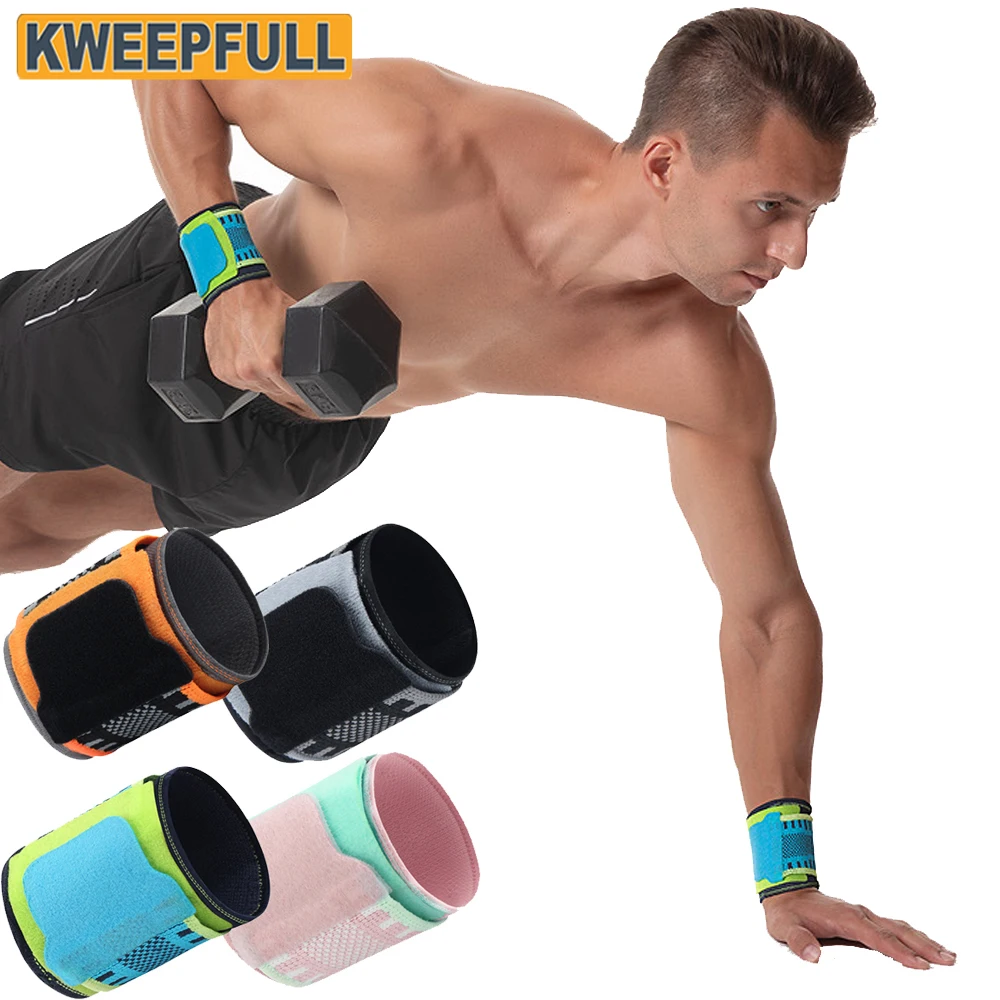 

1PCS Wrist Support Wraps for Men & Women - Adjustable Compression Brace for Carpal Tunnel, Pain Relief & Gym Workouts