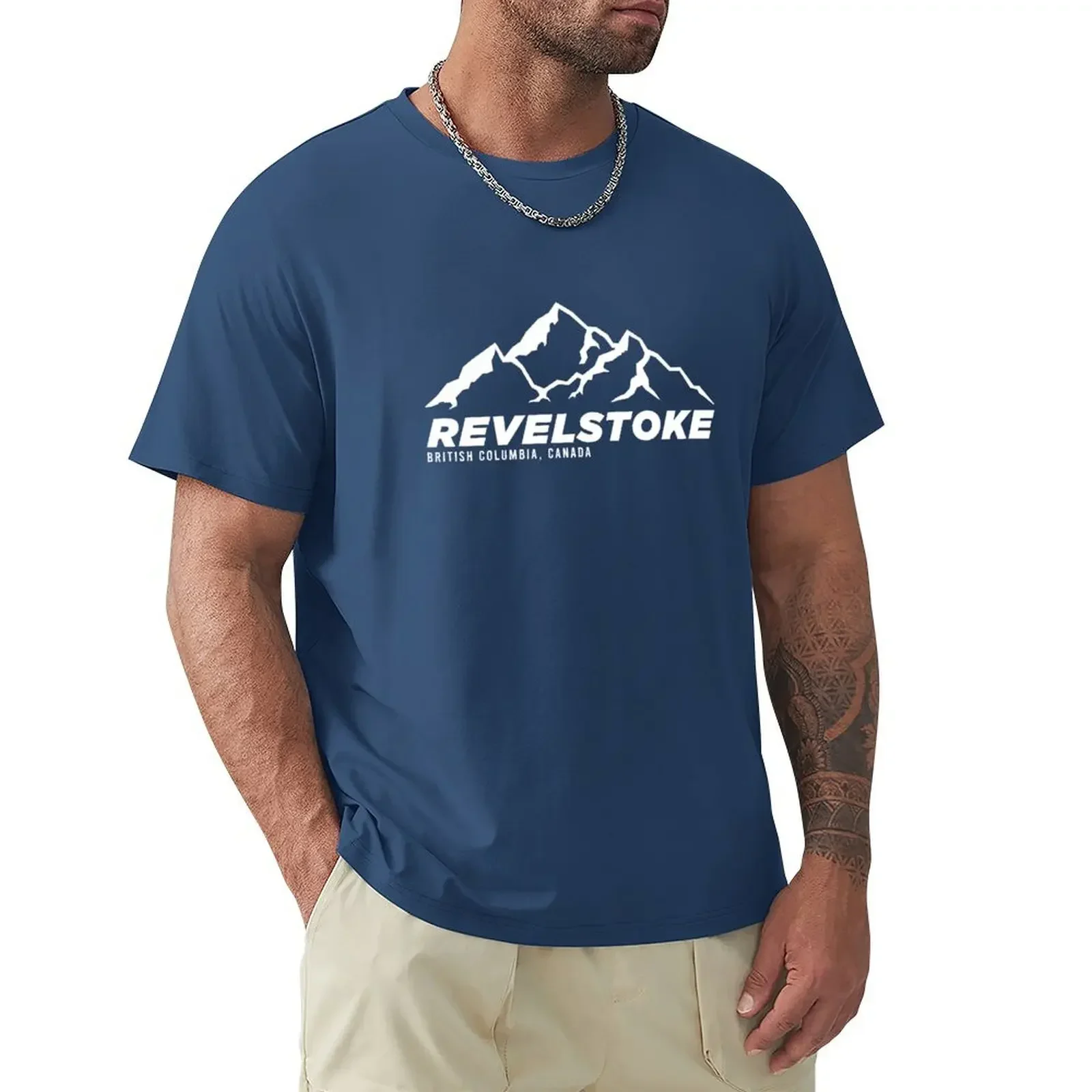 Ski Revelstoke B.C Canada Skiing and Mountain Biking Paradise T-Shirt anime t shirts outfits for men