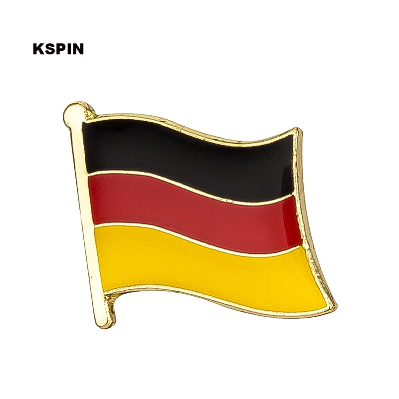 Insignia de pin de solapa de la bandera de Italia en un Pin broche de joyería Rozetten Papier KS-0206