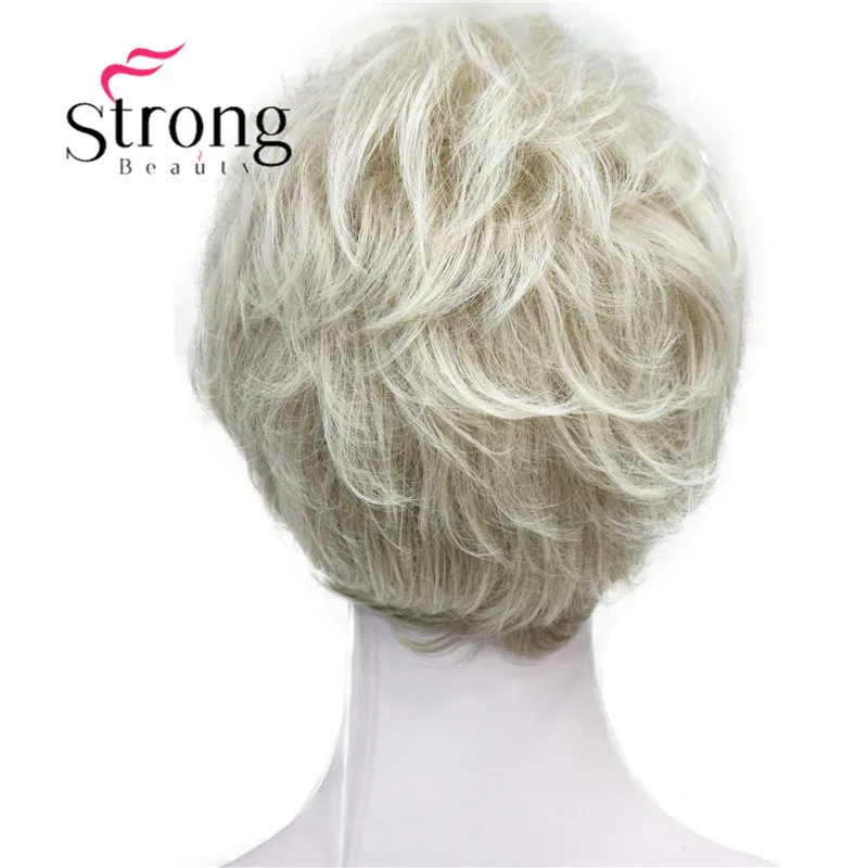 StrongBeauty Lady Women Short Syntheic Natural Wave Wigs Light Brown Hair Wig COLOUR CHOICES