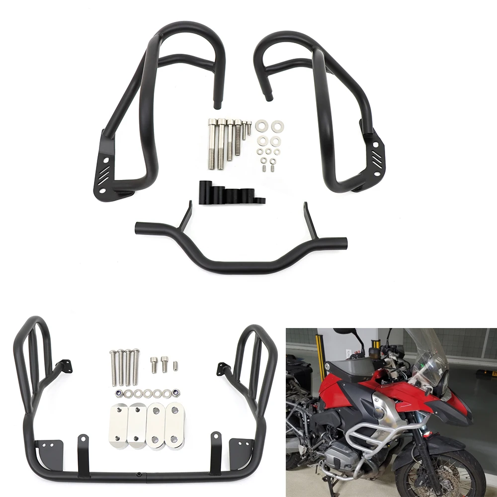 

For BMW R 1200 GS R1200GS R1200 GS 2004-2012 Oil cooled Motorcycle Highway Crash Bar Engine Tank Guard Cover Bumper Stunt Cage