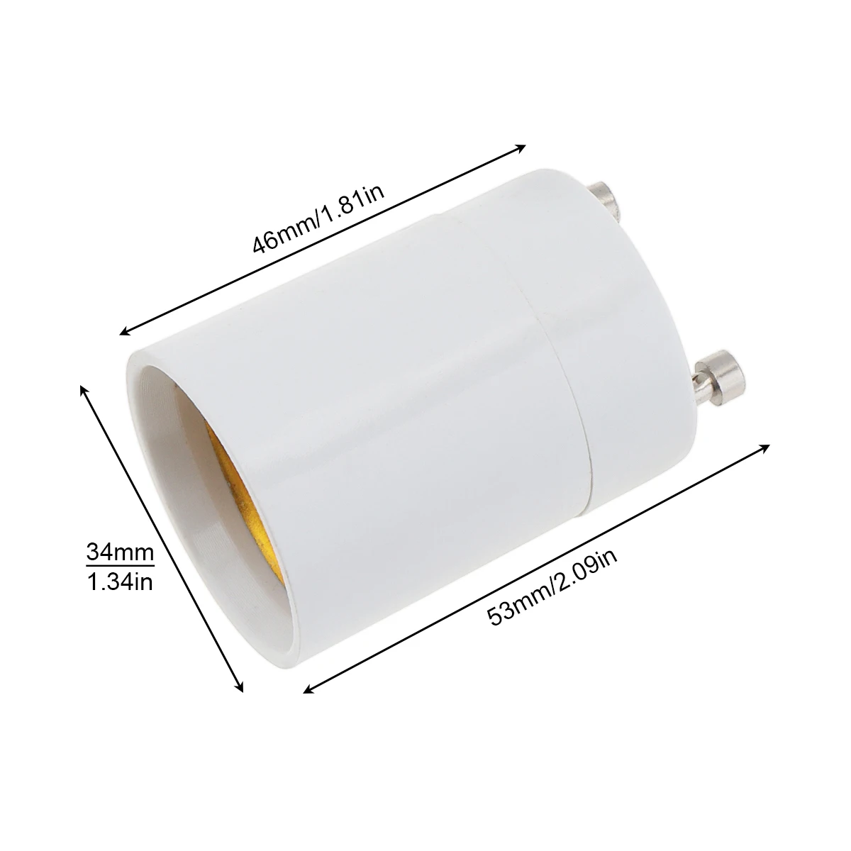 5pcs G24 G23 GU24 GU10 B22 to E26 E27 Lamp Base E26 E17 E12 to E14 Lamp Holder Converter Socket Adapter For LED Corn Bulbs Light