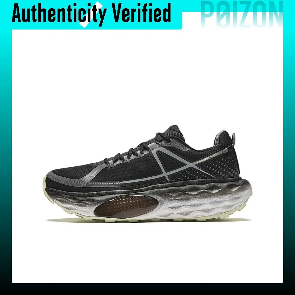 Anta ChengFeng Low top Running Shoes Women's Black Gray 122446623A-2