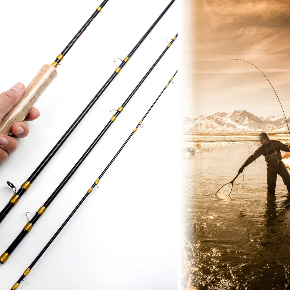 

Легкая и долговечная, эта многофункциональная четырехсекционная удочка для нахлыста подходит для различной рыбалки.