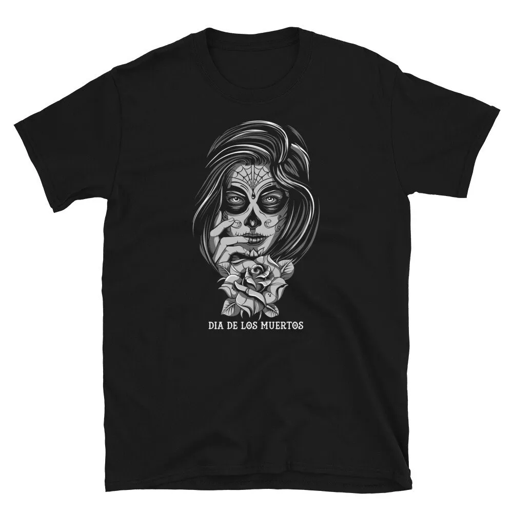 Sugar Skull Mexican Day of the Dead Dia de los Muertos  T Shirt