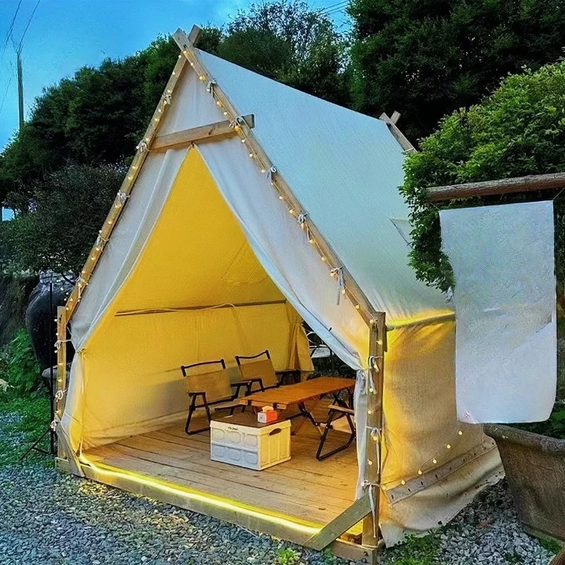 Outdoor camping star tent camp catering barbecue hot pot night market commercial tent
