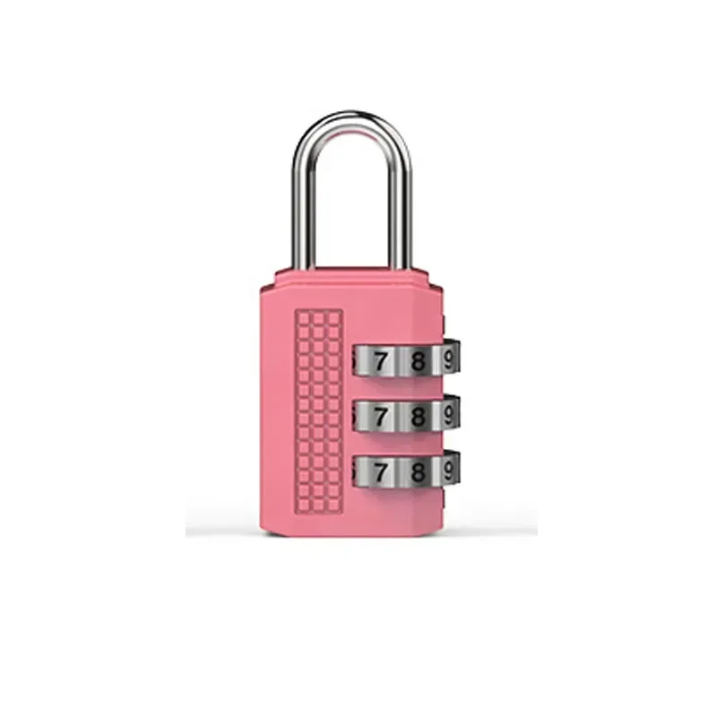 Suitcase Locks Combination Lock Luggage Luggage Box Password Padlock Three Gym Club Cabinet Padlock Safety Traveler Bag