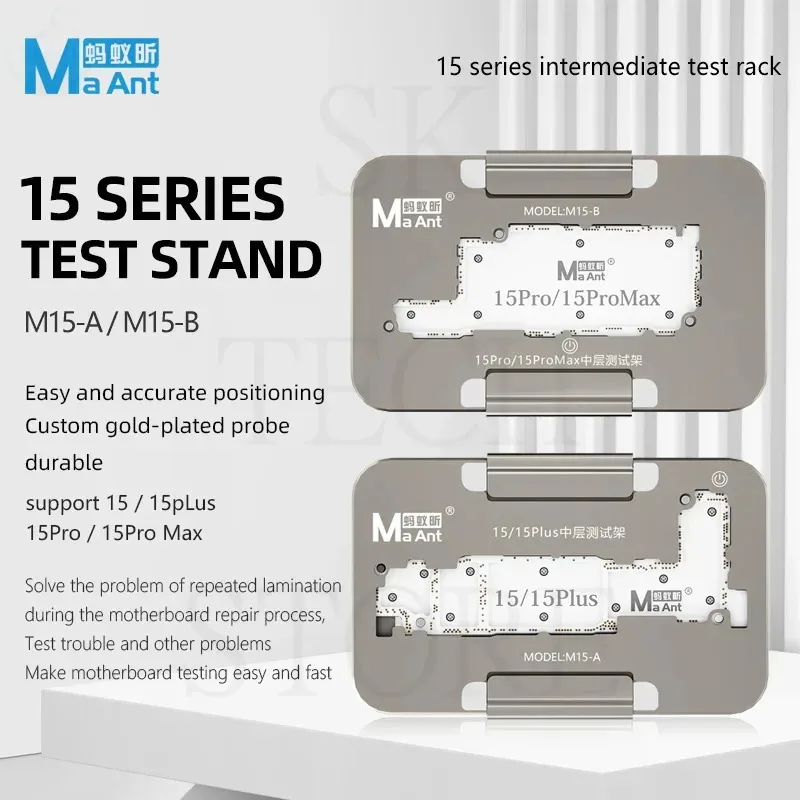 Ma Ant 15 15pro 15plus 15promax Mid Level Test Stand Welding Free Testing Function Mainboard Maintenance Tester