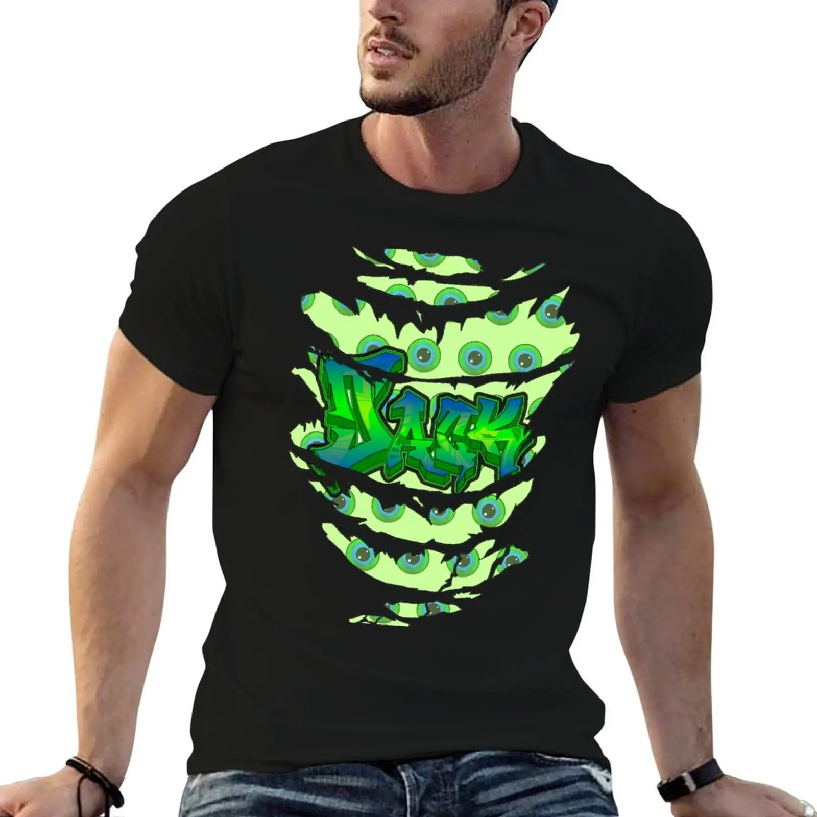 

Torn Jack Graffiti ver.5 T-Shirt man graphic t shirt t shirt man cotton t shirts for man cotton T-shirt