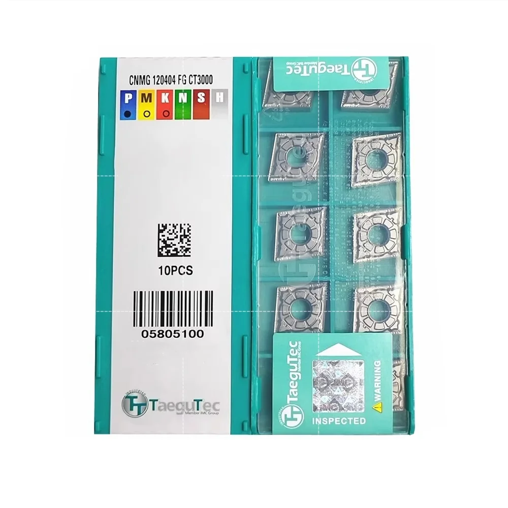 เม็ดมีดเซอร์เมต CNMG120404 CNMG120408-MT/FG CT3000 สำหรับเครื่องมือกลึงภายนอก คุณภาพสูง สำหรับงานกลึงเหล็ก CNC เครื่องมือกลึงตัด
