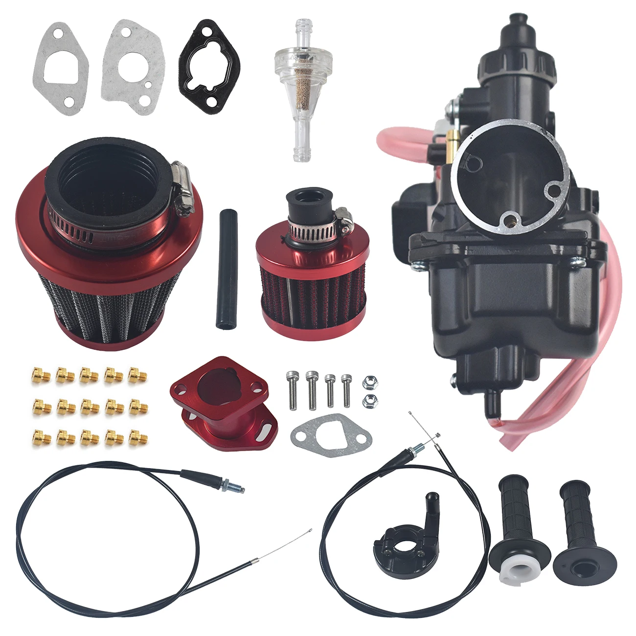 

VM22 Carburetor With Air Filter Kit For 6.5HP Predator 212CC 196cc CT200U KT196 Moto Mini Bike Race and Go Kart