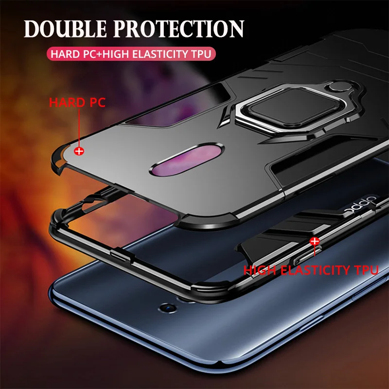 Anti Shock Proof Case For OPPO Reno 10X ZOOM R17 RX17 R15 RX15 F9 F11 PRO A3S A5 A9 A39 A57 K1 F1 R9 R9S R11 R11S Plus A7X Cover