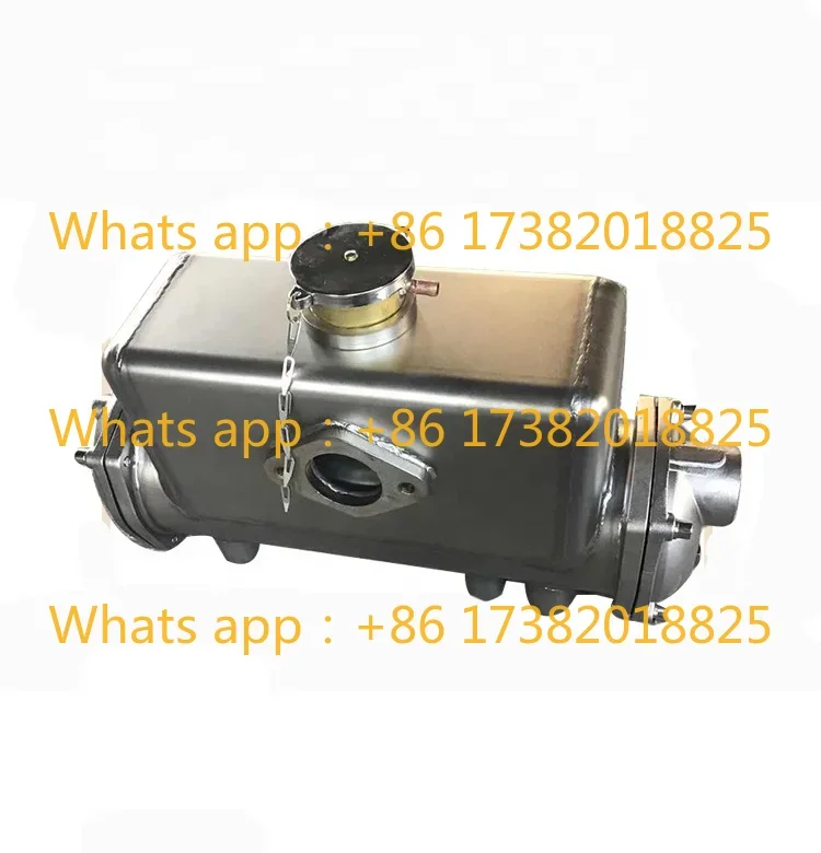 CH400 مبادل حراري قطع غيار بحرية مبرد مياه لأنبوب المحرك البحري مبادل حراري مبرد زيت مربع طويل