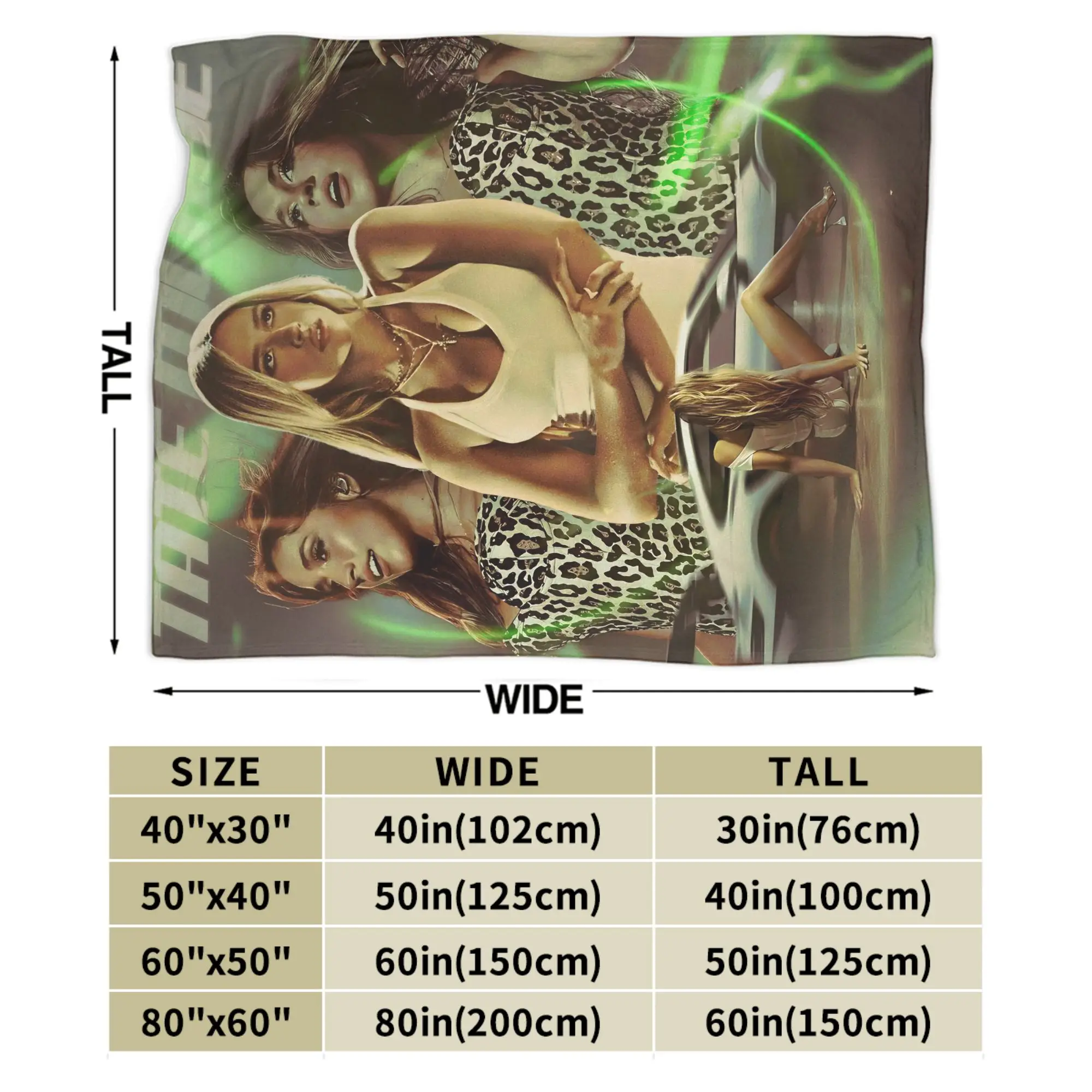 Miss Possessive World Tour Blanket Quality Warm Soft  Throw Blanket Spring Picnic Outdoor Fashion Bedspread