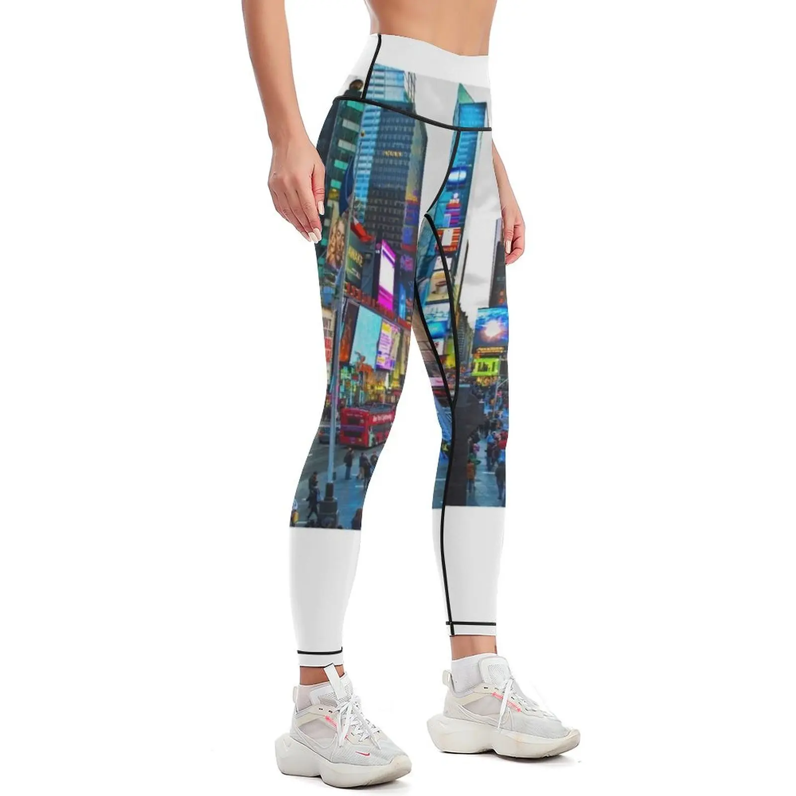 times square Leggings Women's sportswear Fitness's gym clothes sportswear gym legging pants raises butt Womens Leggings