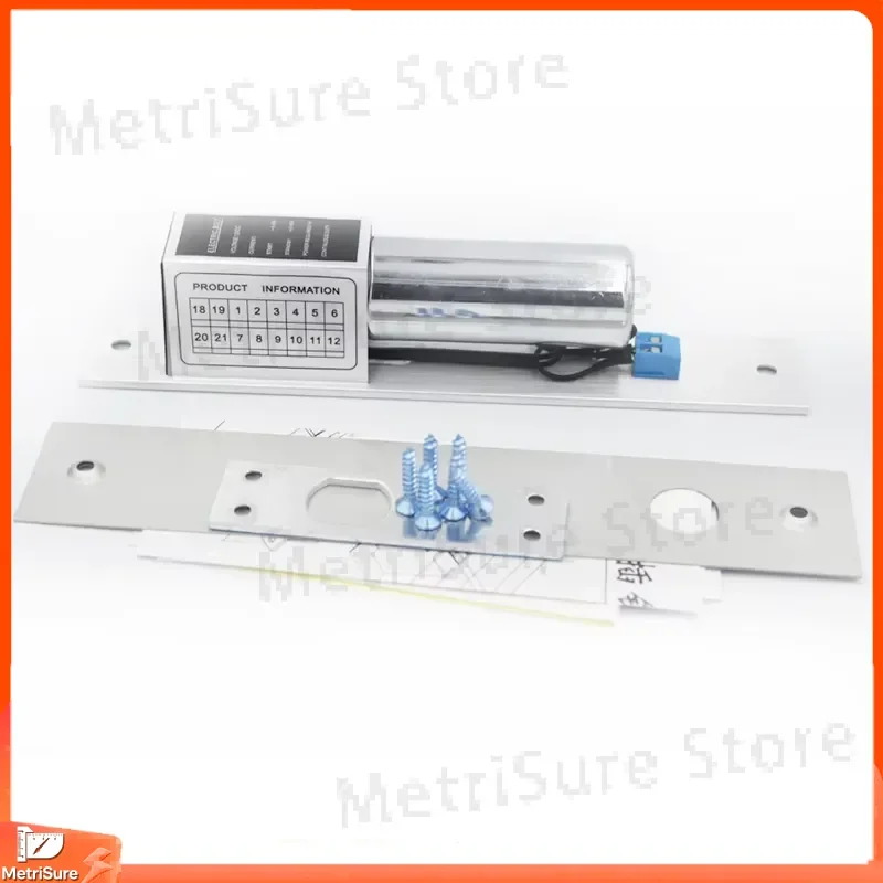 Strike Lock Aluminum Alloy Fail-Safe Latch Bolt Door Lock for Access Control System Smart Security Door Lock