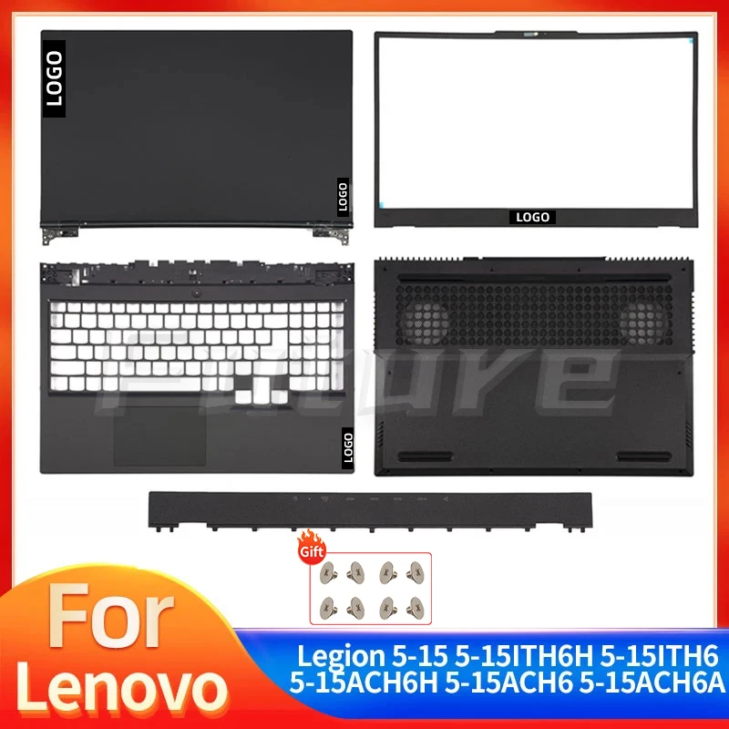 

New For Lenovo Legion 5-15 5-15ITH6H 15ITH6 15ACH6H 15ACH6 15ACH6A 2021H Laptop LCD Back Cover Bezel Palmrest Bottom Hingecover