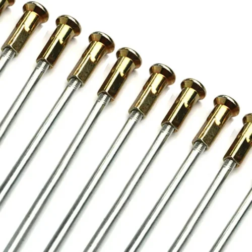 Imagen 2 del producto 16/17/18/19/21 pulgadas radios de motocicleta diámetro 3,2mm/3,5mm/4,0mm radios de bicicleta todoterreno radios de motocicleta 36 unids/lote