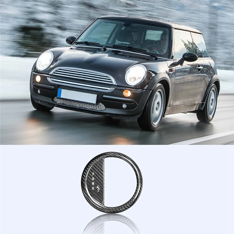 

Trending Carbon Fiber Car Gear Shift Panel Frame Sticker For Mini Cooper R50 R53 2001 2002 2003 2004 2005 2006