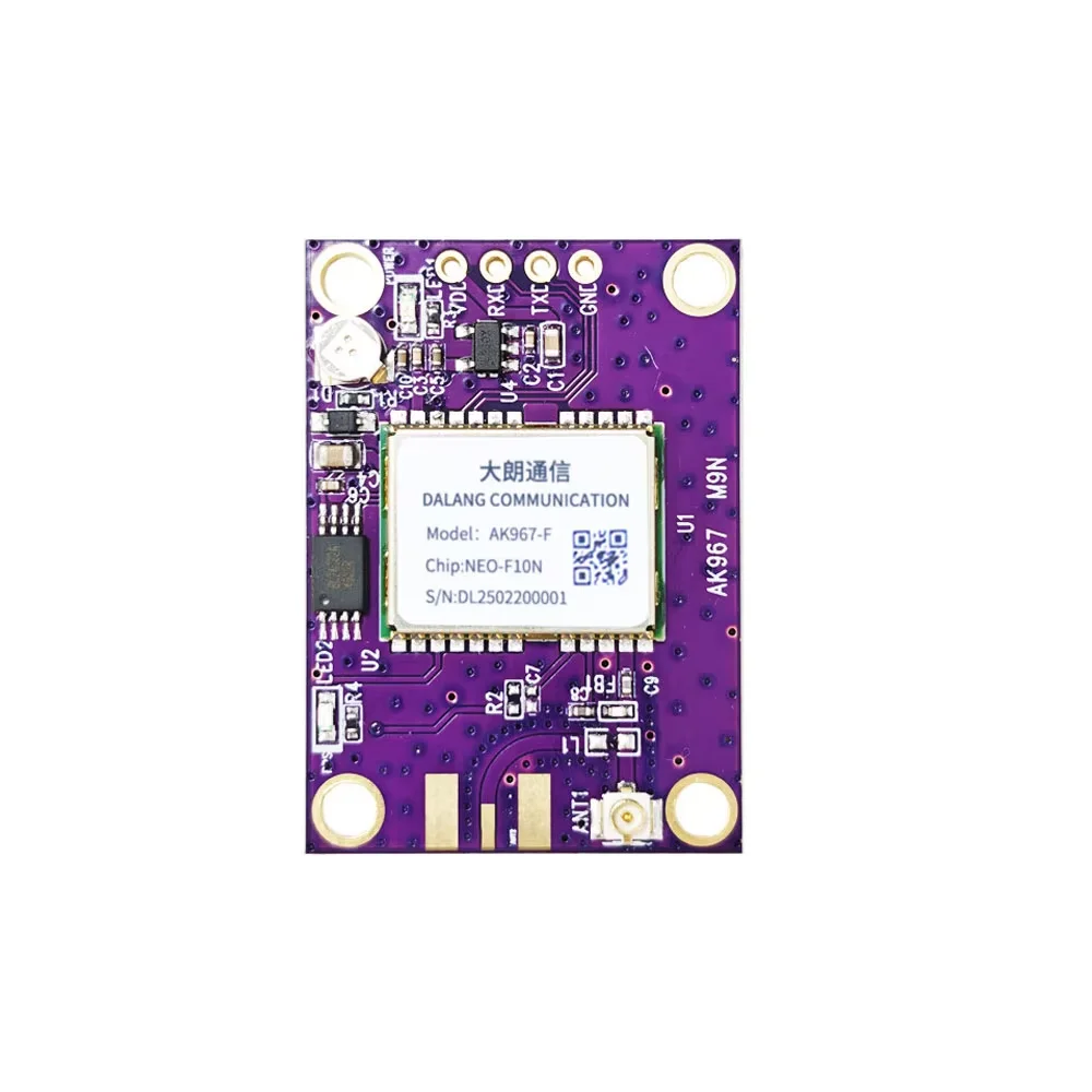 UBX NEO-F10N GNSS Differential Anti-interference High Precision Centimeter-Level Module Board GNSS Beidou  GPS module