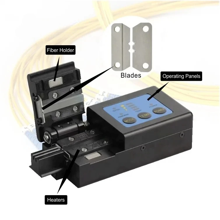 Herramienta de Desforrado Térmico Neofibo FOTS-S240, Herramienta de Desforrado de Fibra Única, Desforrador Térmico para Cable de Fibra Óptica