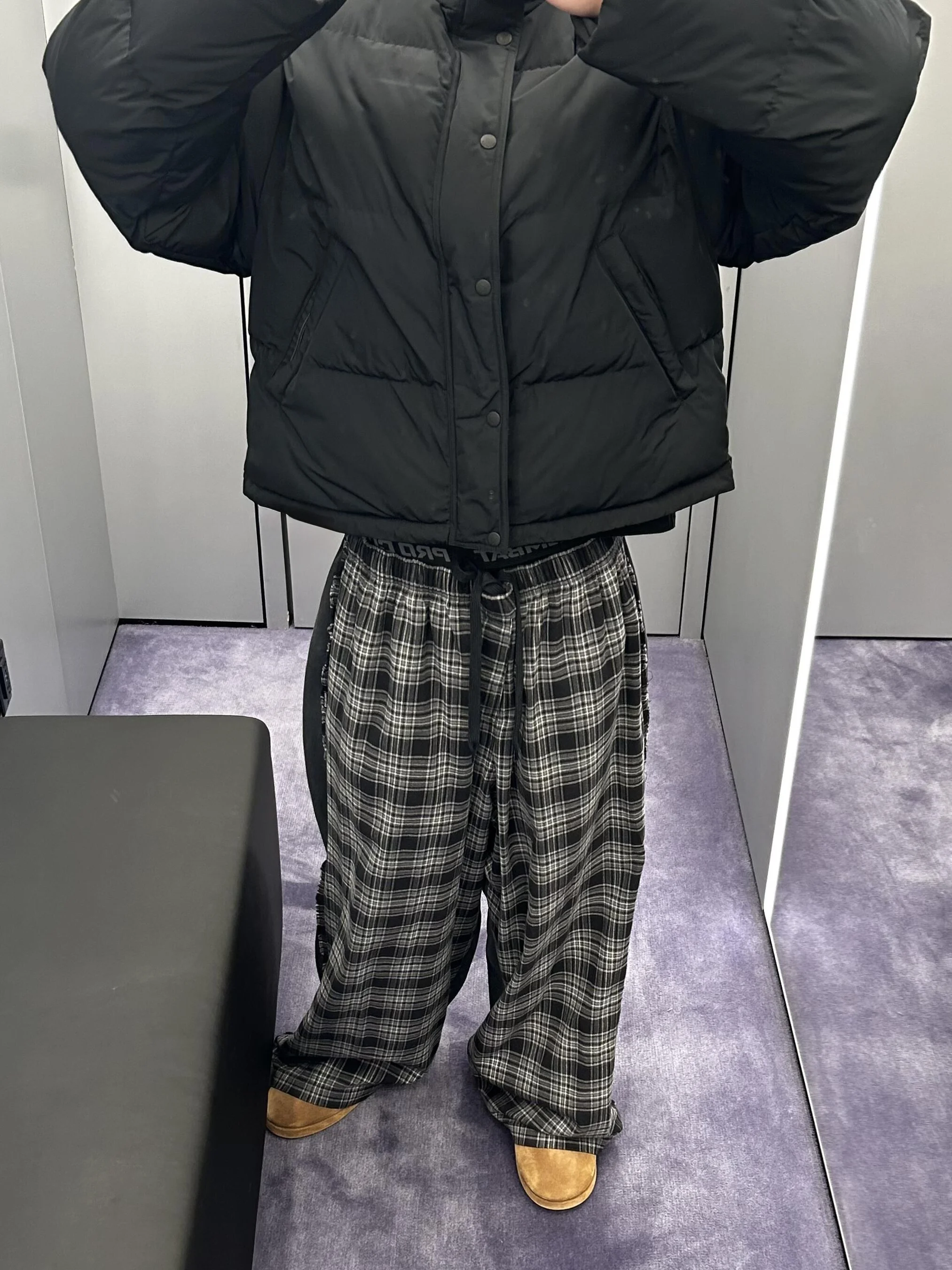 

Повседневные свободные брюки с широкими штанинами, эластичным поясом, в стиле пэчворк, в клетку и полоску, универсальные, модные, с высокой талией, из хлопка