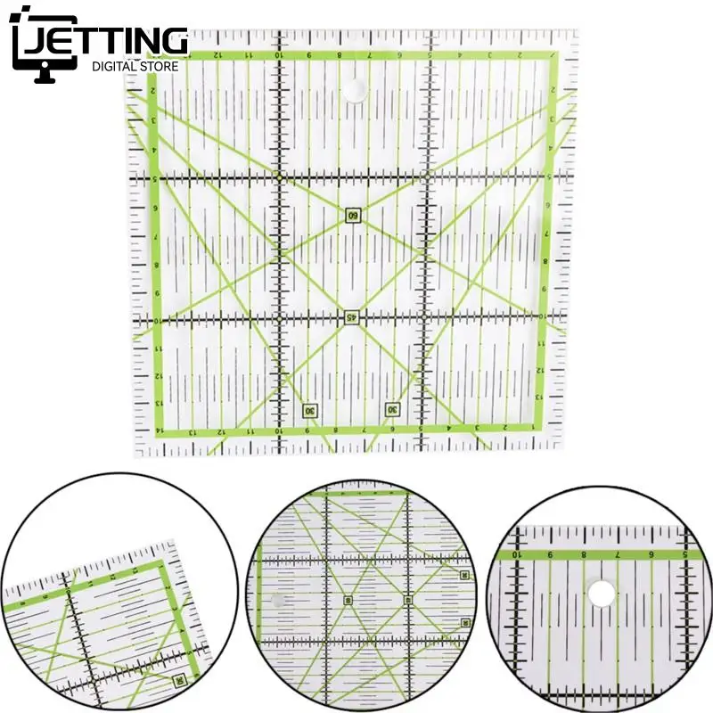 Transparent Quilting Sewing Patchwork Ruler Cutting Tool Tailor Craft G03 Drop Ship Size: 15x15cm