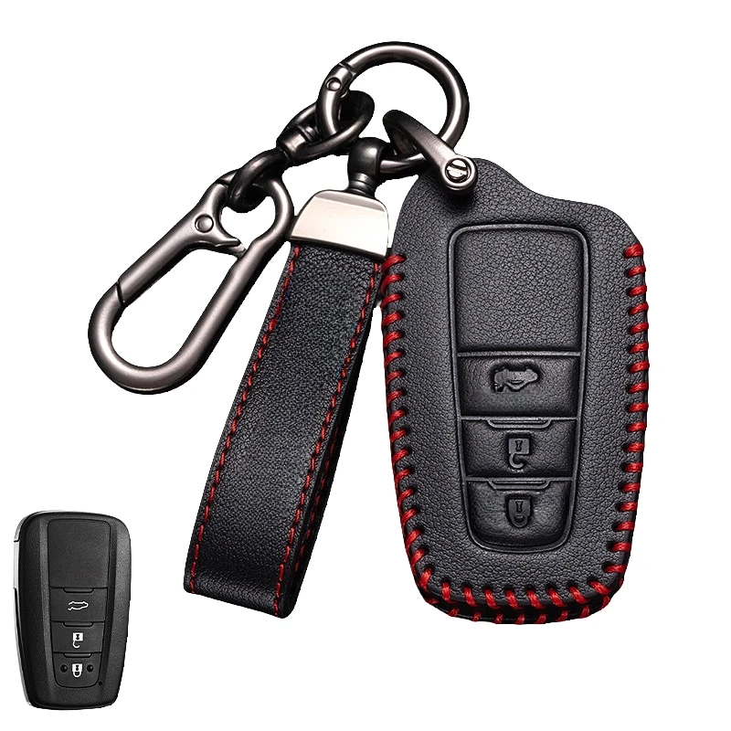 

Car Remote Key Cover Intelligent Fob Case for Toyota Prius 20 RAV4 Camry 70 CHR C-HR Corolla 2018 2019 2020 Car Accessories