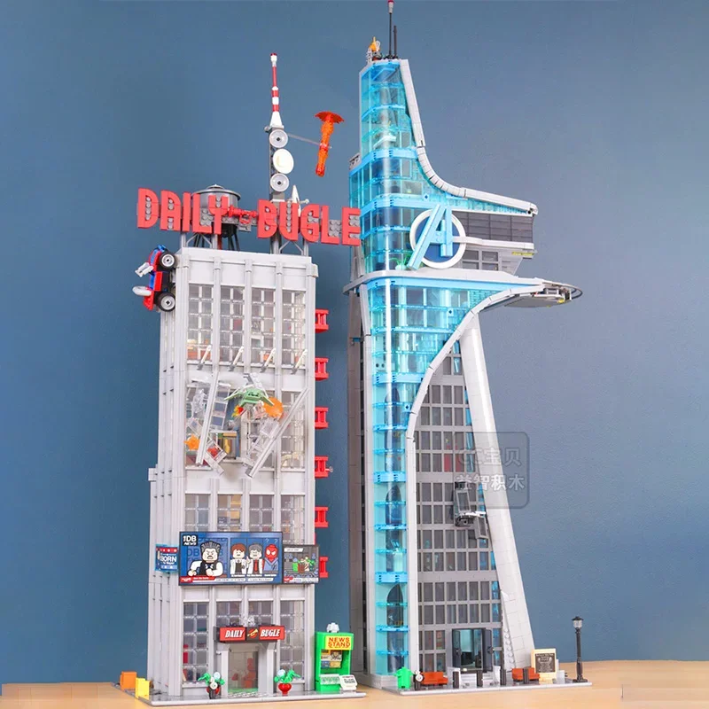 

5201 шт. 76269 модульная модель боевой башни, строительный блок, сборка, кирпич, классическая башня, архитектурные игрушки для мальчиков, рождественские подарки