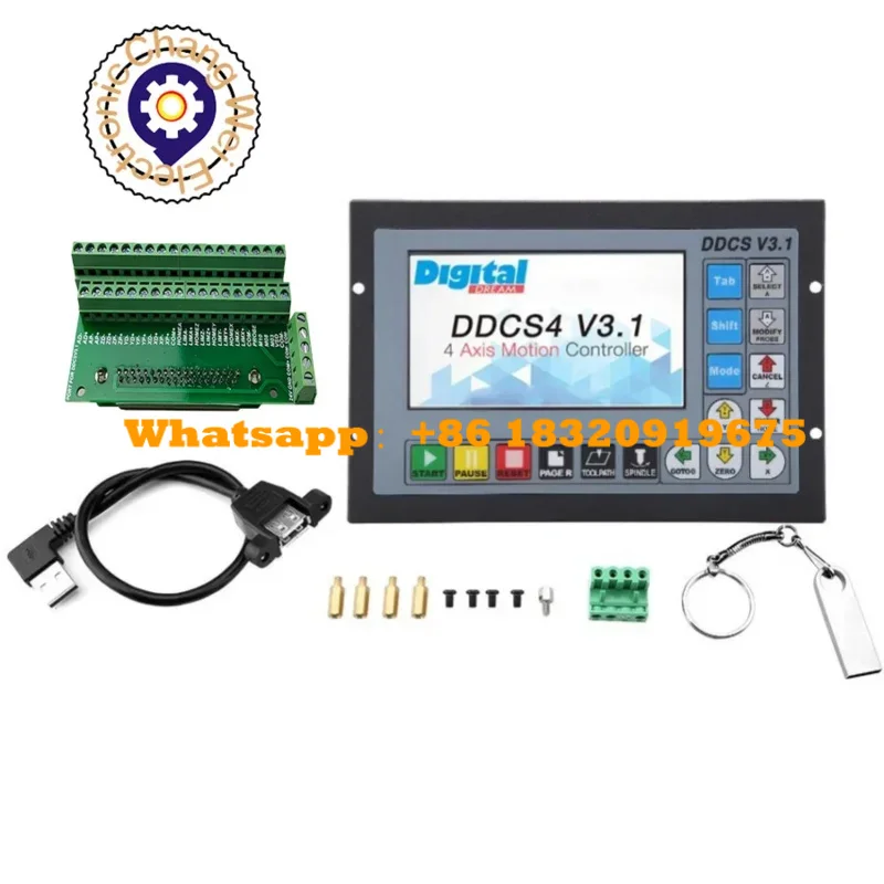 CNC offline controller DDCSV3.1 DDCSV4.1 replaces DDCSV2.1 mach3 motion control system metal housing