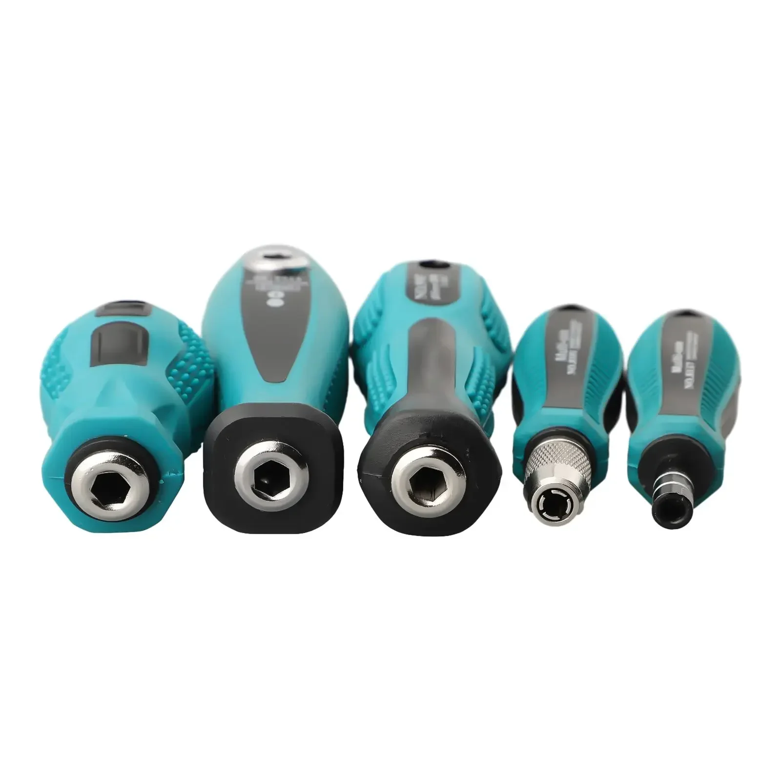 1pc Screwdriver Handle 6.35mm Hex Round Adapter Screwdriver Bit Holder Magnetic Screw Driver Handle Socket Wrench Tools