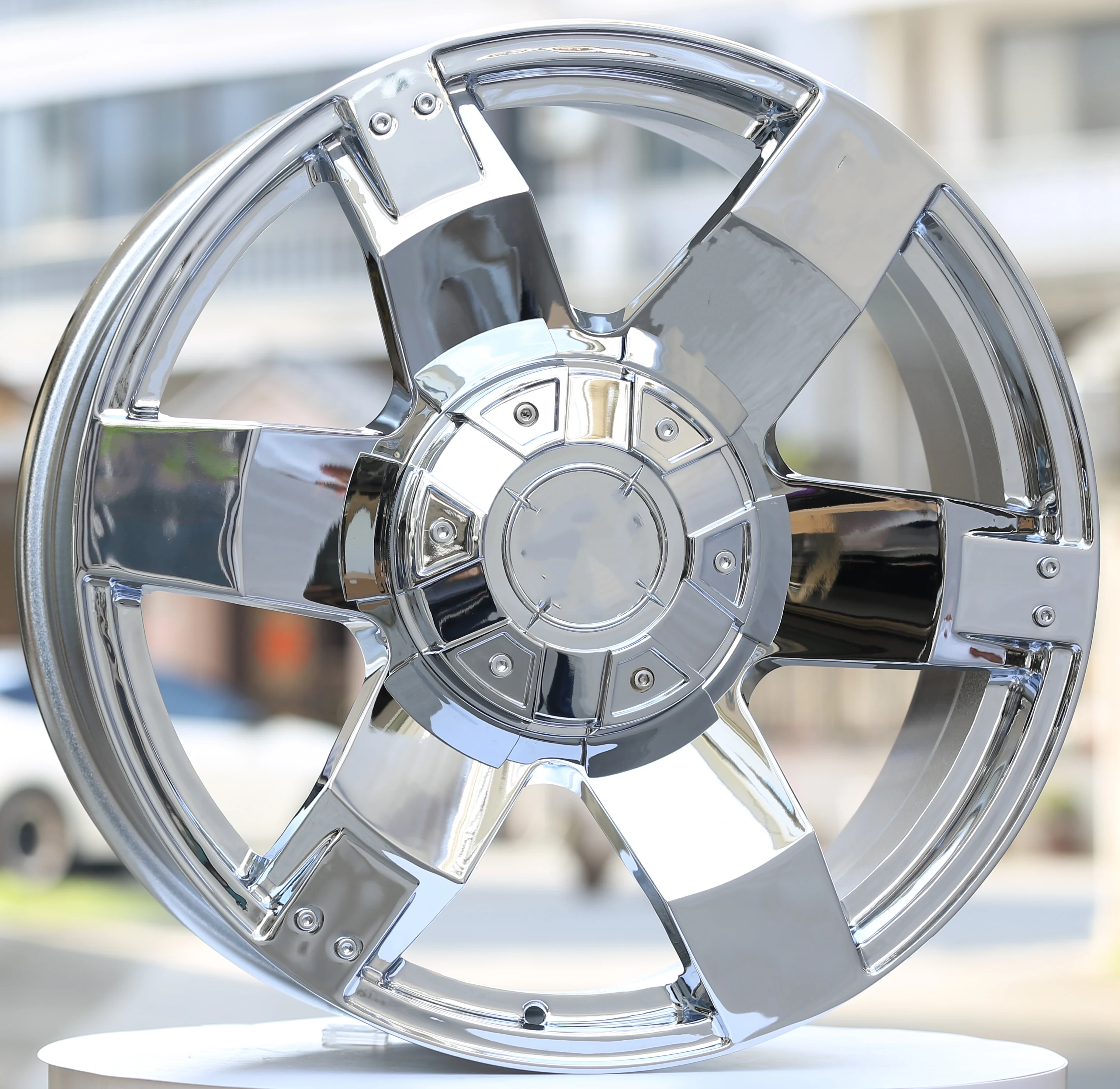 عجلات معدلة من سبائك الألومنيوم. لدودج لـ Ram للطرق الوعرة بيك اب وسيارات الدفع الرباعي 22*9.5 8*165.1for. ترقية هامر H2 F-250