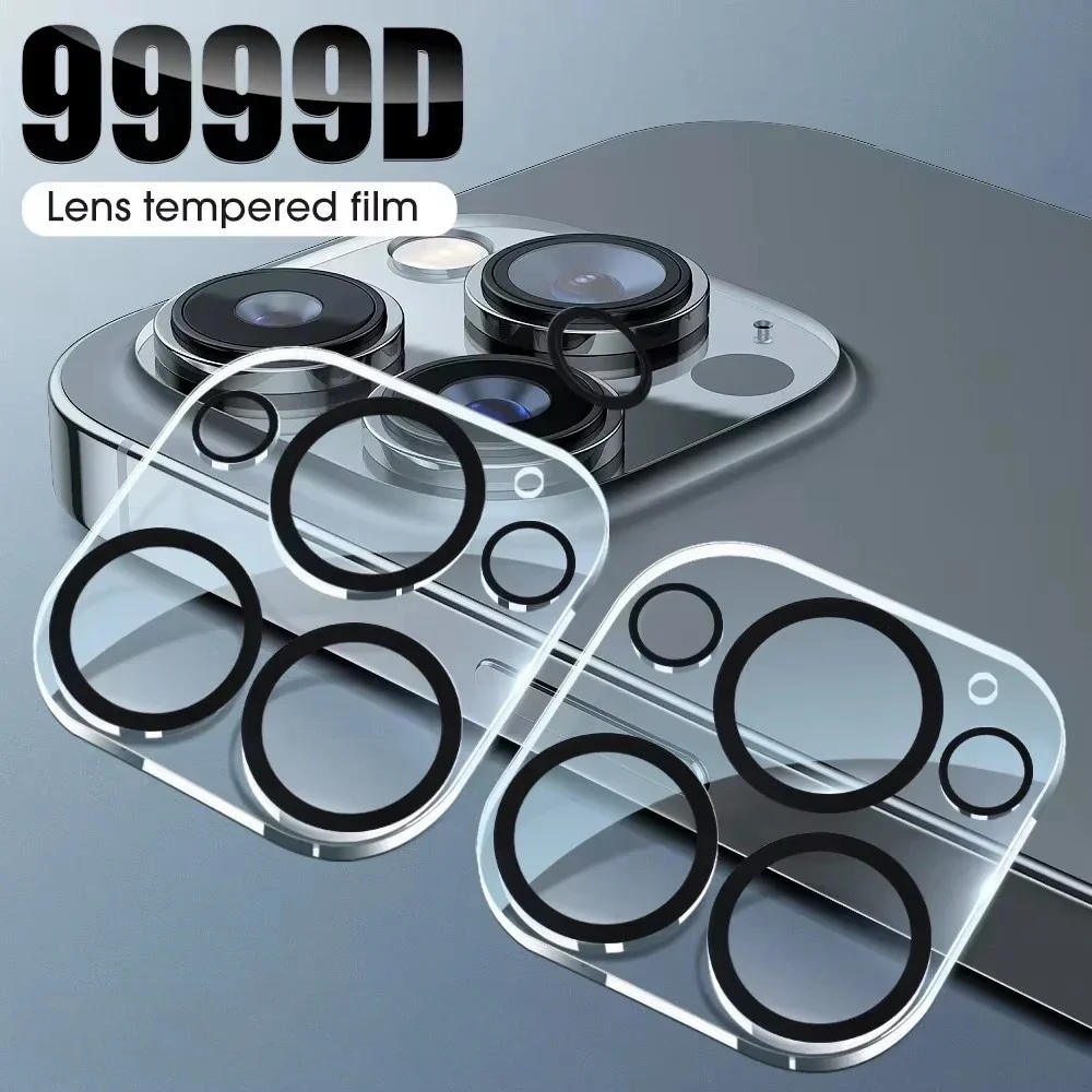 Tempered Glass for iPhone 16 15 Pro Max Plus Camera Lens Protector Anti-scratch Protective Lens Film for iPhone 14 13 Pro Max