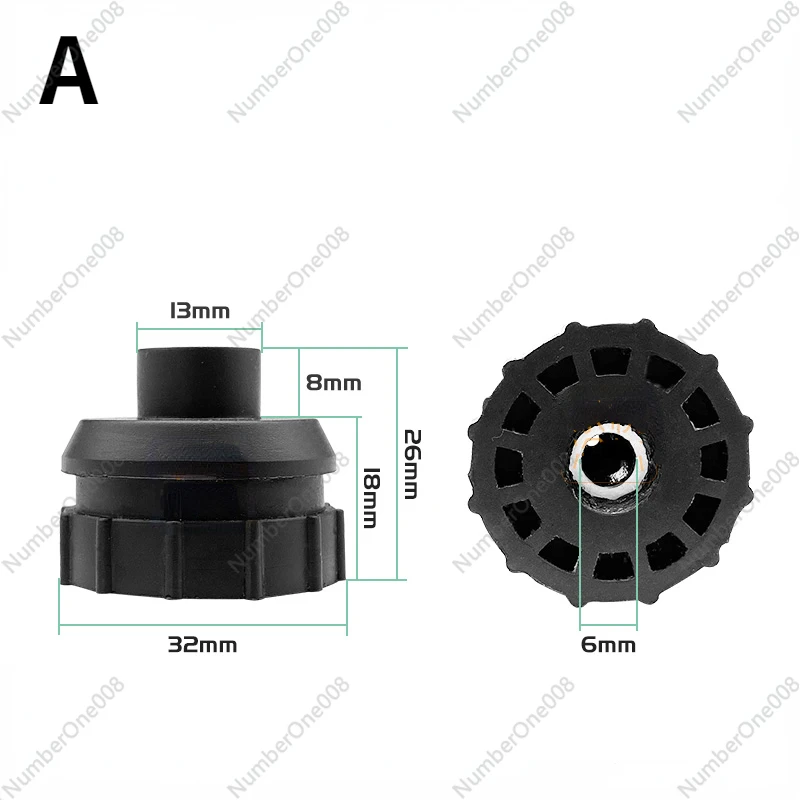 Cross flow fan bearing for air conditioner roller wind wheel bearing block internal engine rubber ring bearing parts