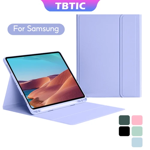 TBTIC para Samsung Galaxy Tab funda para S6 Lite 10,4 ""A8 10,5"" A7 10,4 ""S7 11"" S8 11 ""S7 Plus S7 FE S8 Plus 12,4"" funda para tableta