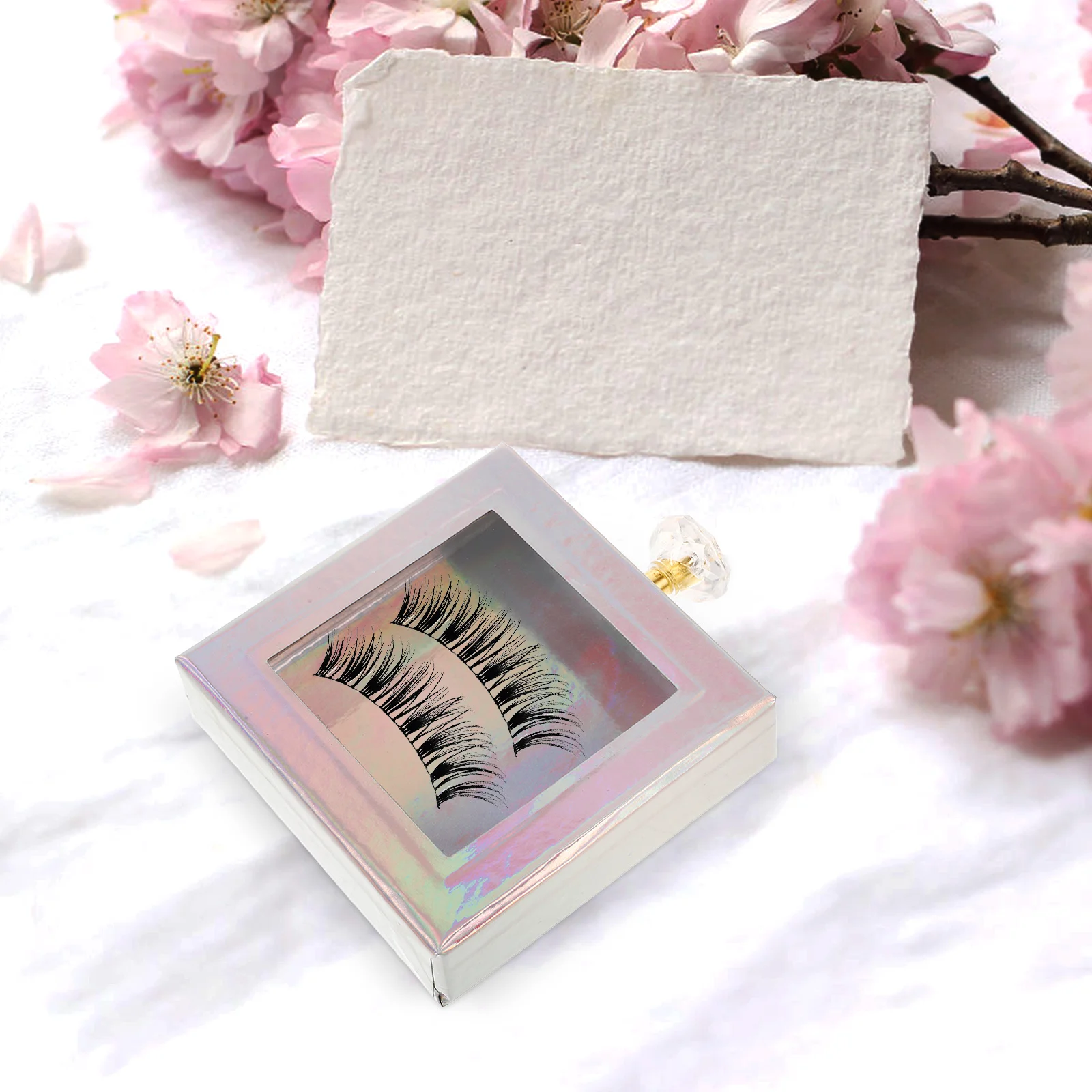 False Storage Case Magnetic Lash Boxes Eyelash ganizer Empty Containers Travel Size Eyelash Packaging Box eyelash glue makeup