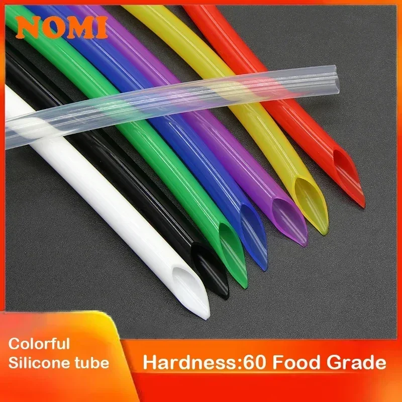 

ID 1 2 3 4 5 6 7 8 9 10 mm Silicone Tube Flexible Rubber Hose Food Grade Soft Drink Pipe Water Connector 1 Meter