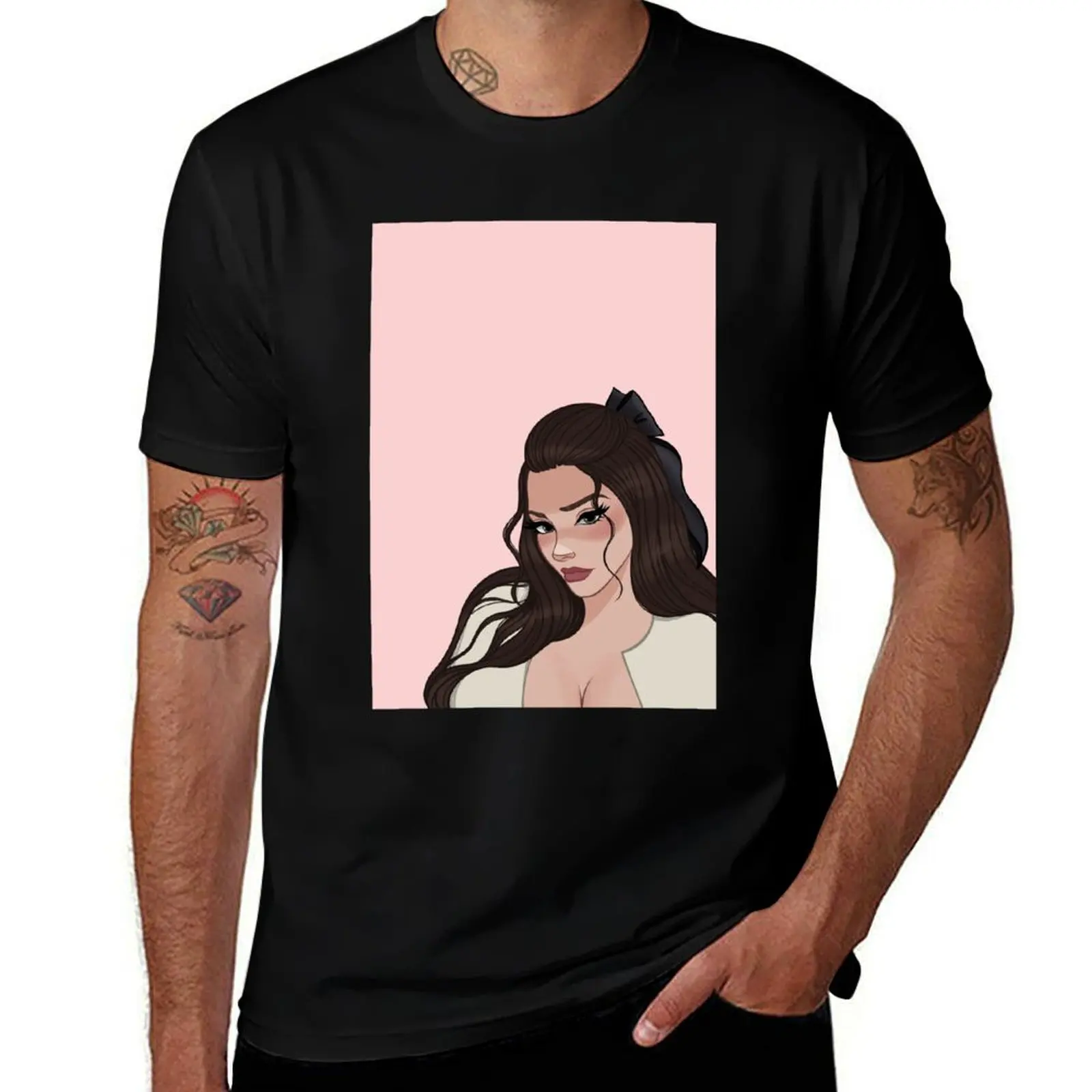 

рубашки хлопок темная футболка Лана т юмор забавные футболки мягкие дизайнерские рубашки рубашки для футболки