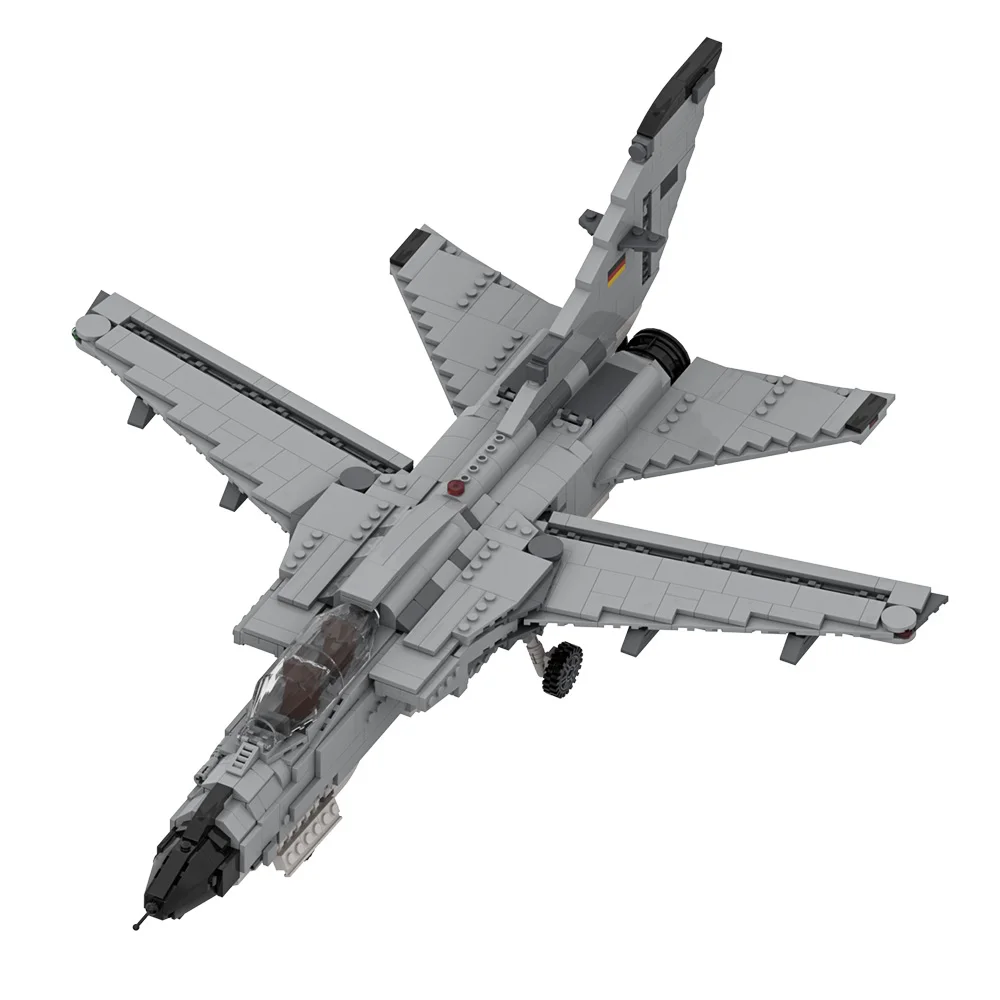 MOC Panavia TORNADO 1:32 Minifigure Scale Building Blocks ทหาร Bomber Fighter Jet ปริศนาอิฐของเล่นของขวัญ