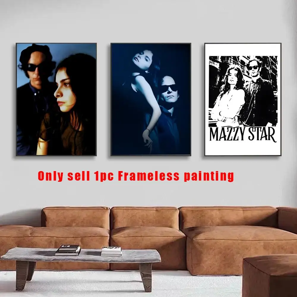 Mazzy Star Poster HD Self-Adhesive Wall Decals For Living Room & Bedroom Home Decor Gift